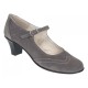 Marimea 37 Pantofi dama eleganti din piele naturala intoarsa Gri P104GRI5VEL
