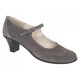 Marimea 37 Pantofi dama eleganti din piele naturala intoarsa Gri P104GRI5VEL