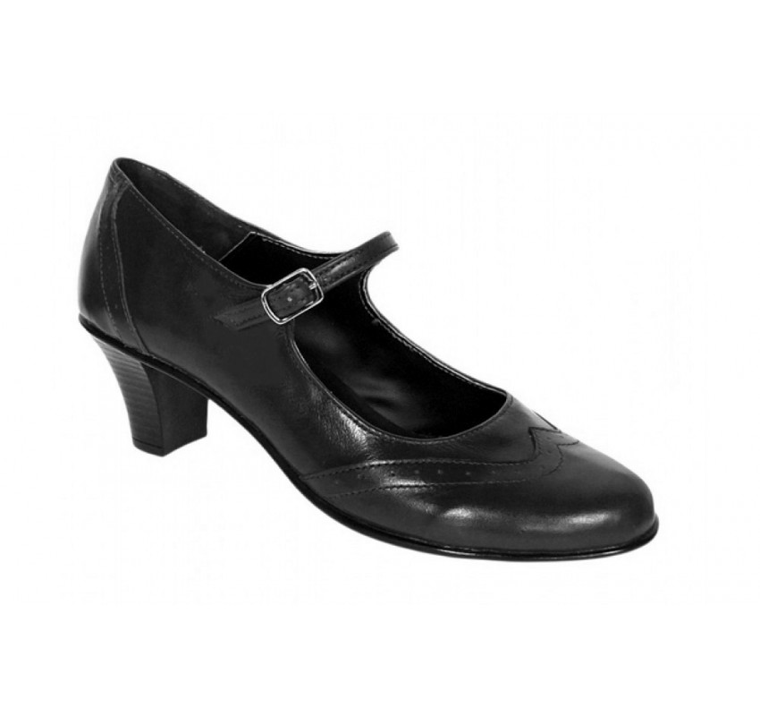Pantofi dama piele naturala – eleganti, comozi, toc mediu stabil – model premium P104N5BOX