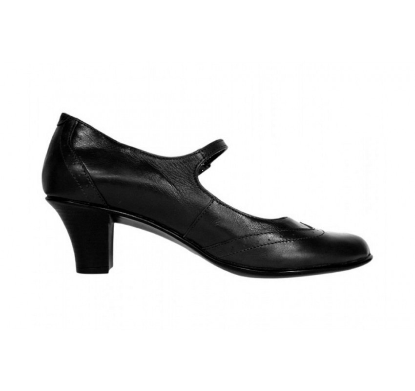 Pantofi dama piele naturala – eleganti, comozi, toc mediu stabil – model premium P104N5BOX