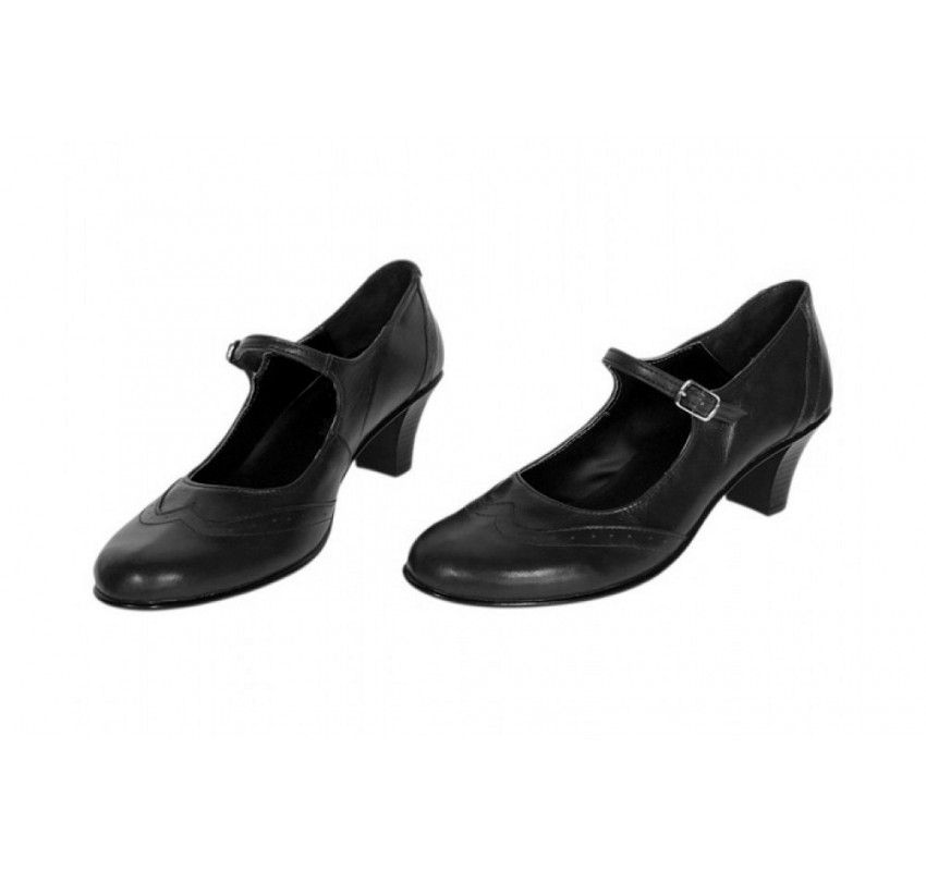 Pantofi dama piele naturala – eleganti, comozi, toc mediu stabil – model premium P104N5BOX