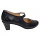 Marimea 35, 39 Pantofi dama eleganti din piele naturala cu toc 6 cm - P104NLCRT6