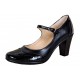 Marimea 36 37 Pantofi dama, eleganti, din piele naturala toc  7cm P104NLCRT7