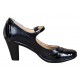 Pantofi dama, eleganti, din piele naturala cu toc 5cm sau 7cm - Made in Romania P104NLCRT7