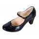 Pantofi dama, eleganti, din piele naturala cu toc 5cm sau 7cm - Made in Romania P104NLCRT7