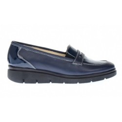 Pantofi dama casual din piele naturala, foarte comozi - P105BLBOXLAC