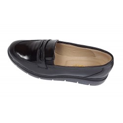 Marimea 37, 38 Pantofi dama casual din piele naturala P105NBLN