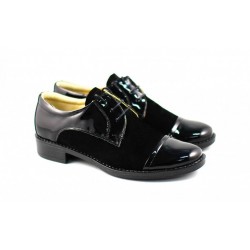 Pantofi dama casual din piele naturala - P10LACN