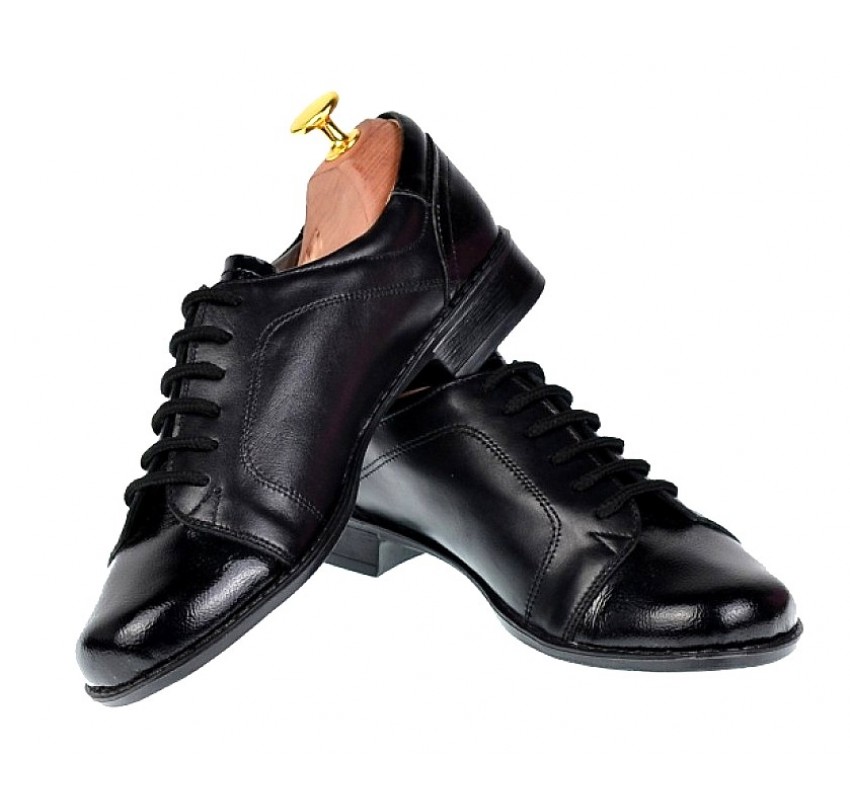 Pantofi dama negri casual din piele naturala, foarte comozi - Made in Romania P10NNL