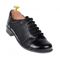 Pantofi dama negri casual din piele naturala, foarte comozi - Made in Romania P10NNL