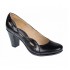 Marimea 37 Pantofi dama din piele naturala, negri eleganti P134233NLAC