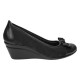 Pantofi dama negri casual din piele naturala intoarsa velur P1761NVEL