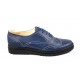 Pantofi dama casual din piele naturala bleumarin - P29OBLMBOX