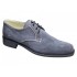 Pantofi barbati gri eleganti din piele naturala intoarsa velur P34GRIVEL