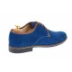 Pantofi barbati casual din piele naturala intoarsa - Model Albastru P34MBL