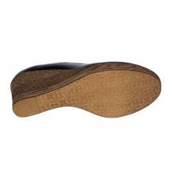 Pantofi dama, casual, din piele naturala box, platforme de 7 cm - MARA P3550N