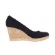 Pantofi dama, casual, din piele naturala intoarsa, platforme de 7 cm - MARA P3550VN
