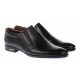 Pantofi eleganti barbati din piele naturala - Model Enzo Negru fara inchidere P361N