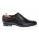 Pantofi eleganti barbati din piele naturala - Model Enzo Negru fara inchidere P361N