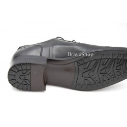 Pantofi barbati eleganti din piele naturala de culoare neagra, P37NS