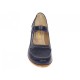 Marime 38 Pantofi dama casual din piele naturala Bleumarin P38BL5
