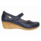 Marime 38 Pantofi dama casual din piele naturala Bleumarin P38BL5