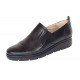 Pantofi dama casual din piele naturala cu platforme de 3cm - Model P39N