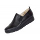 Pantofi dama casual din piele naturala cu platforme de 3cm - Model P39N