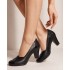 Noirena – pantofi dama negri din piele naturala, cu toc 6cm si eleganta la fiecare pas P46NL