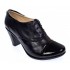 Pantofi dama, din piele naturala box cu varf lac toc de 7cm P46SLN