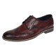 Marimea 41 Pantofi barbati din piele naturala Bordeaux P500VIS