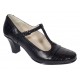 Marimea 37, 40 Pantofi dama negri din piele naturala, eleganti P50N