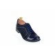 Pantofi dama casual din piele naturala bleumarin - P53BLBL