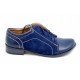 Marimea 35 Pantofi dama casual din piele naturala box cu piele intoarsa - P53BLVELBOX