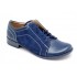 Marimea 35 Pantofi dama casual din piele naturala box cu piele intoarsa - P53BLVELBOX