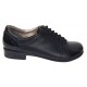 Pantofi dama casual din piele naturala box Negru Lac P53LACN