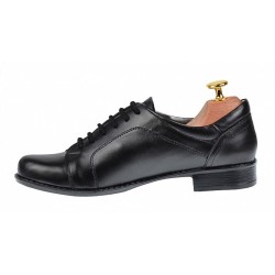 Pantofi dama negri casual din piele naturala Model Bob - P53NBOX