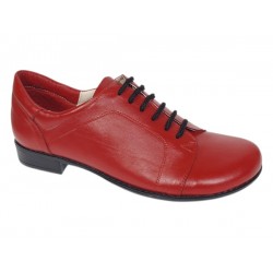 Marimea 39, 40 Pantofi dama rosii piele naturala – casual modern - P53RED