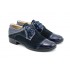 Pantofi dama casual din piele naturala bleumarin P650NOUBLM