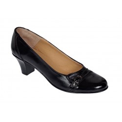 Marimea 36, 38 Pantofi dama eleganti piele naturala toc de 5cm P7201N