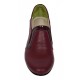 Marimea 37 Pantofi de dama eleganti din piele naturala grena cu toc de 5 cm P72VIS 