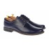 Marimea 42 Pantofi barbati casual din piele naturala bleumarin inchis, P80BLM