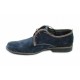 Pantofi barbati, din piele naturala (Intoarsa) casual-eleganti,  bleumarin -  P80