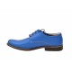 Pantofi barbatesti, albastri, model casual-elegant din piele naturala - P81BLX