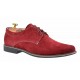 Pantofi barbati din piele intoarsa - Model Casual Visiniu PA2VIS
