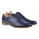 Pantofi barbati casual din piele naturala bleumarin - PABLM