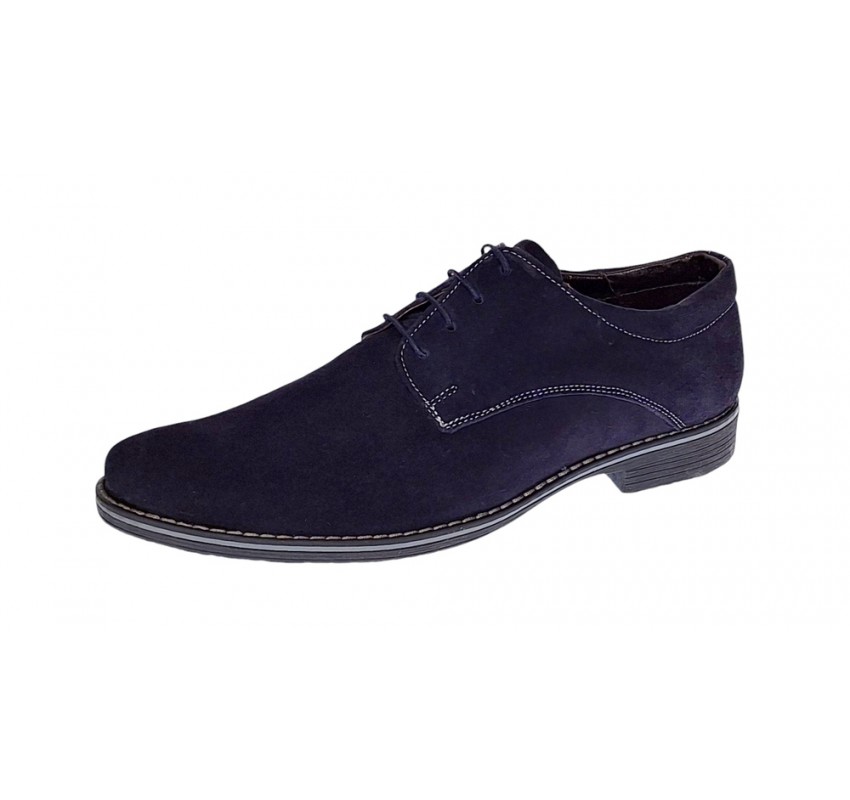 Pantofi barbati casual din piele naturala intoarsa Bleumarin PABLVEL Pantofi barbati casual din piele naturala intoarsa Bleumarin PABLVEL