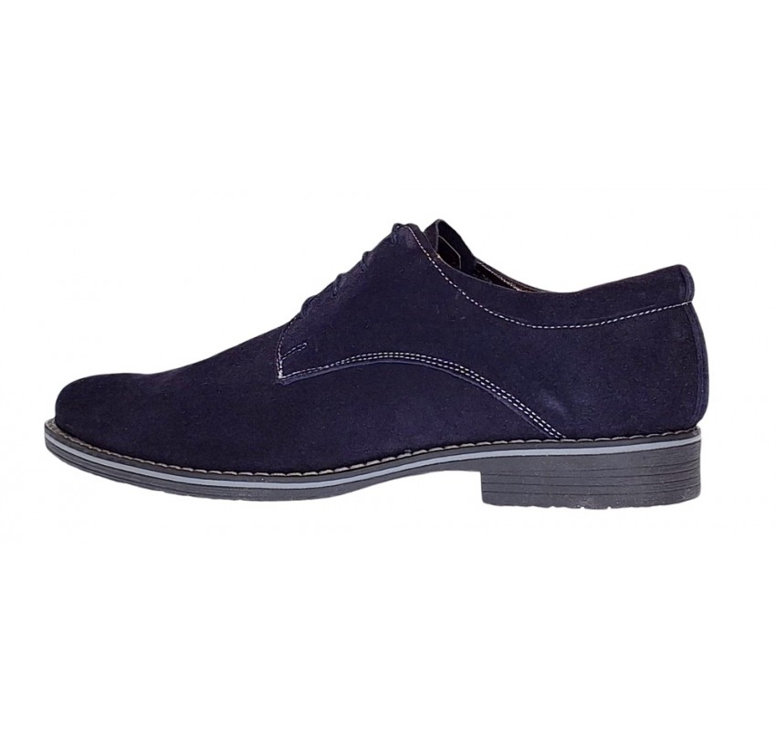 Pantofi barbati casual din piele naturala intoarsa Bleumarin PABLVEL Pantofi barbati casual din piele naturala intoarsa Bleumarin PABLVEL