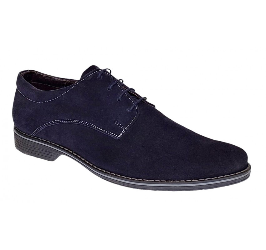 Pantofi barbati casual din piele naturala intoarsa Bleumarin PABLVEL Pantofi barbati casual din piele naturala intoarsa Bleumarin PABLVEL