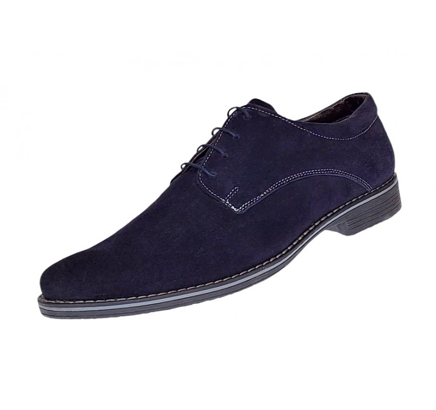 Pantofi barbati casual din piele naturala intoarsa Bleumarin PABLVEL Pantofi barbati casual din piele naturala intoarsa Bleumarin PABLVEL